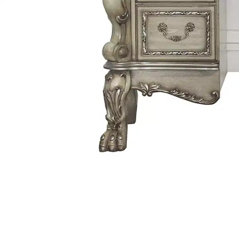 Toeletta Dresden 63" Bone White vintage - Acme Furniture