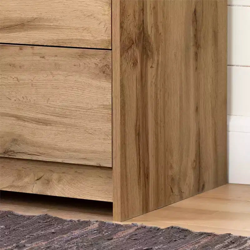 South Shore Tassio 5 Drawer Chest Nordik Oak: Modern Country Style, Metal Slides, Particle Board