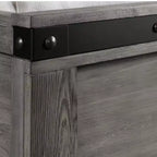 6pc King Montauk Panel Bedroom Set Gray - Picket House Furnishings: Includes Dresser, Chest & Nightstand