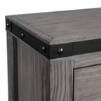 6pc King Montauk Panel Bedroom Set Gray - Picket House Furnishings: Includes Dresser, Chest & Nightstand