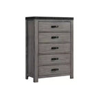 6pc King Montauk Panel Bedroom Set Gray - Picket House Furnishings: Includes Dresser, Chest & Nightstand