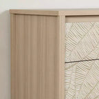 South Shore Double Dresser Soft Elm/White: 6-Drawer Horizontal Dresser, Anti-Tip Hardware, Laminated Finish, 58.5" Width