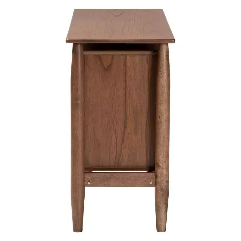 Baxton Studio Alyssa Wood 6 Drawer Dresser Walnut Brown