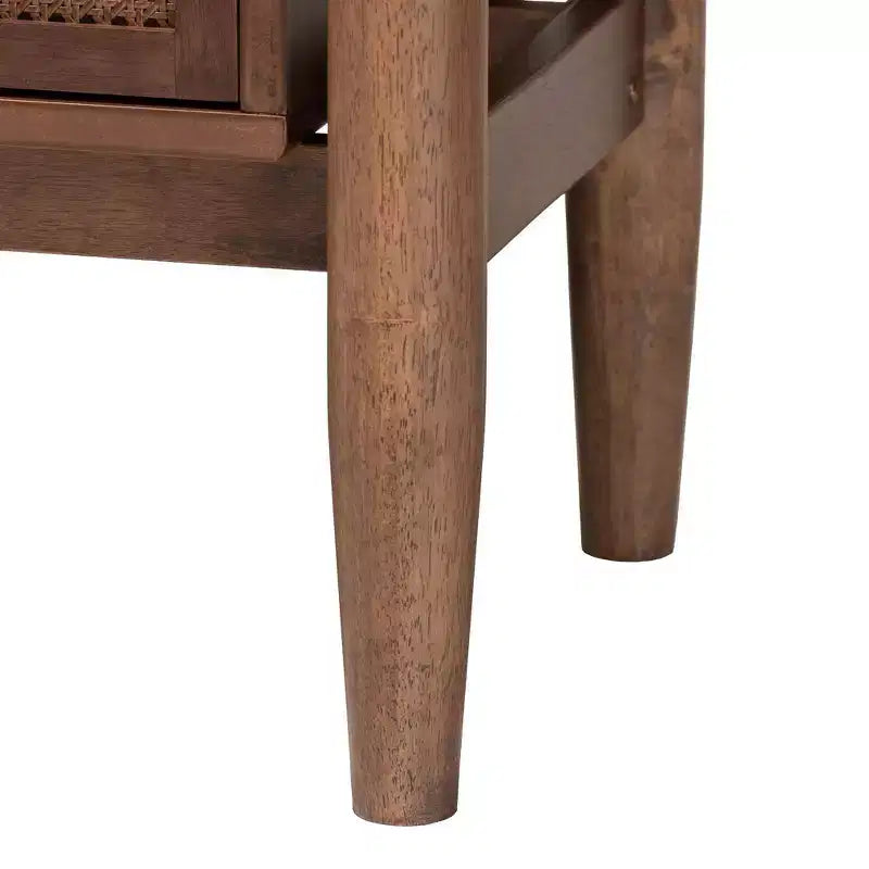 Baxton Studio Alyssa Wood 6 Drawer Dresser Walnut Brown