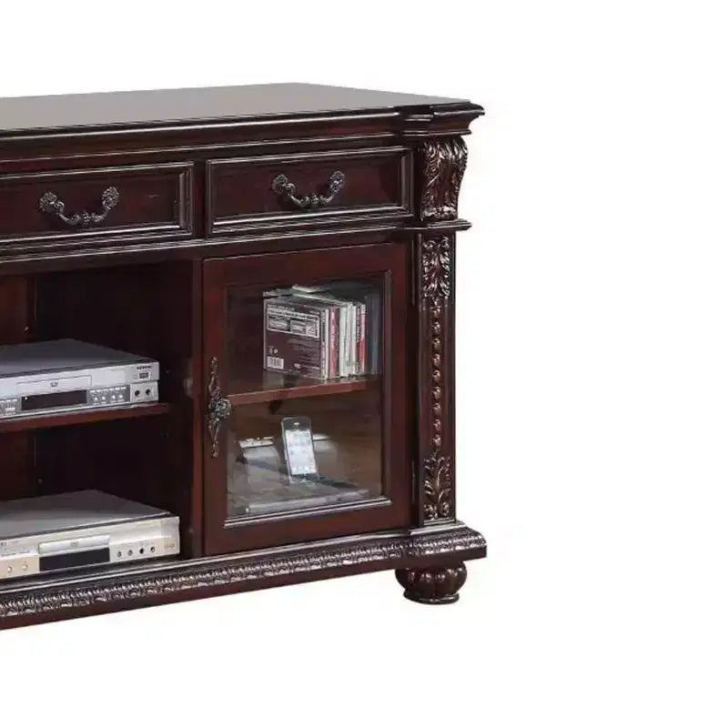 Acme Furniture Anondale TV Stand for TVs up to 60" Cherry Finish
