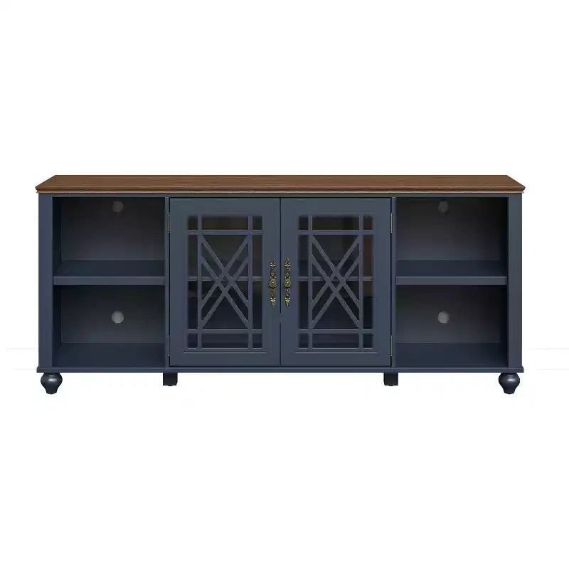 Festivo Vintage Style 70" TV Stand for TVs up to 80" Navy