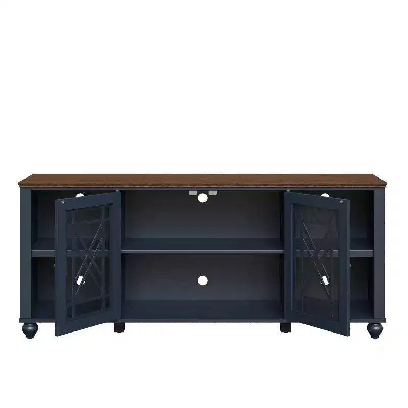Festivo Vintage Style 70" TV Stand for TVs up to 80" Navy