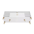 Manhattan Comfort 63" Dumbo TV Stand for TVs up to 60" White