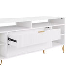 Manhattan Comfort 63" Dumbo TV Stand for TVs up to 60" White