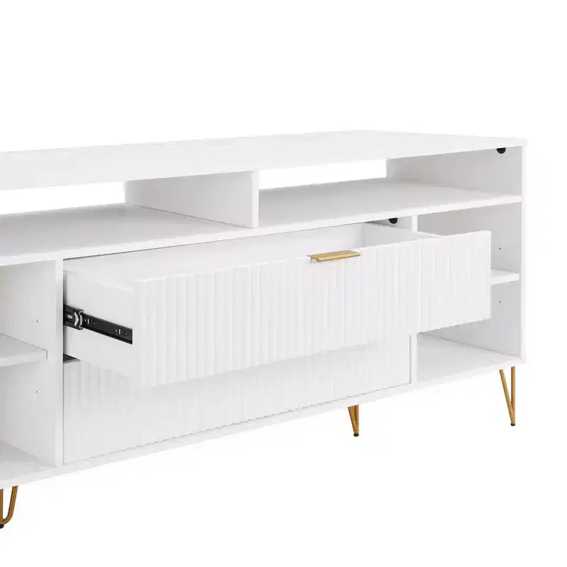 Manhattan Comfort 63" Dumbo TV Stand for TVs up to 60" White