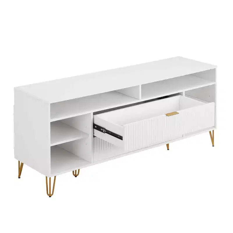 Manhattan Comfort 63" Dumbo TV Stand for TVs up to 60" White