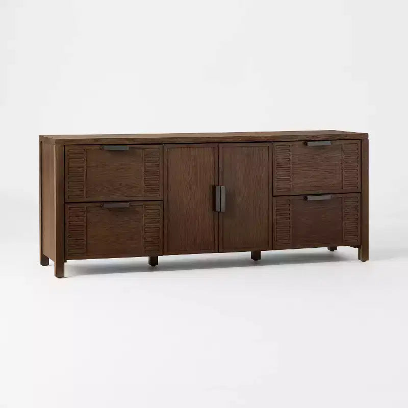 Dosinia 4 Drawer Media Stand Brown - Threshold™ designed with Studio McGee