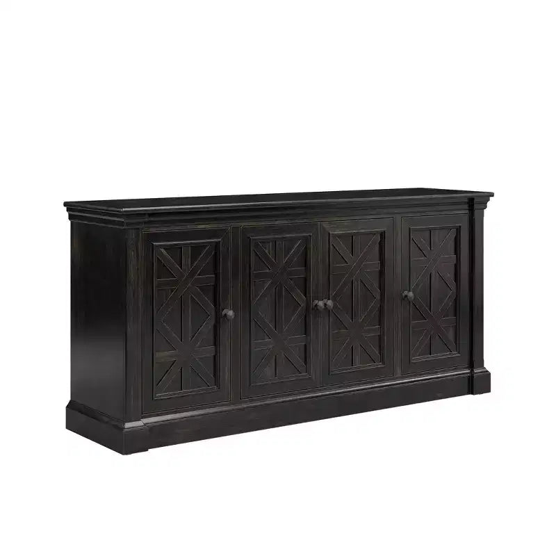 Console TV Tradizionale Kingston da 70": Stile Maniero Inglese, Nessun Montaggio - Martin Furniture