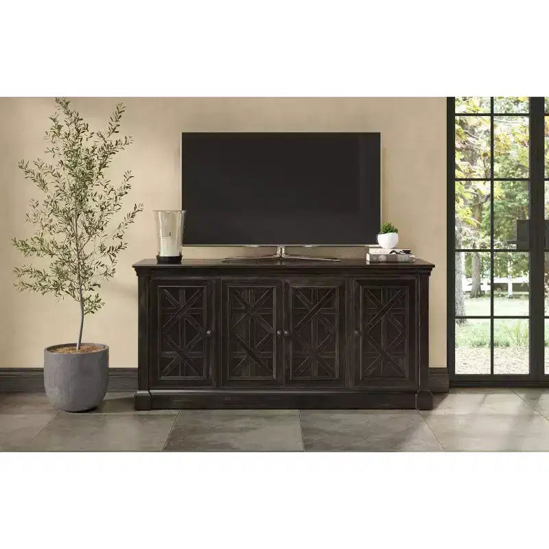 Console TV Tradizionale Kingston da 70": Stile Maniero Inglese, Nessun Montaggio - Martin Furniture