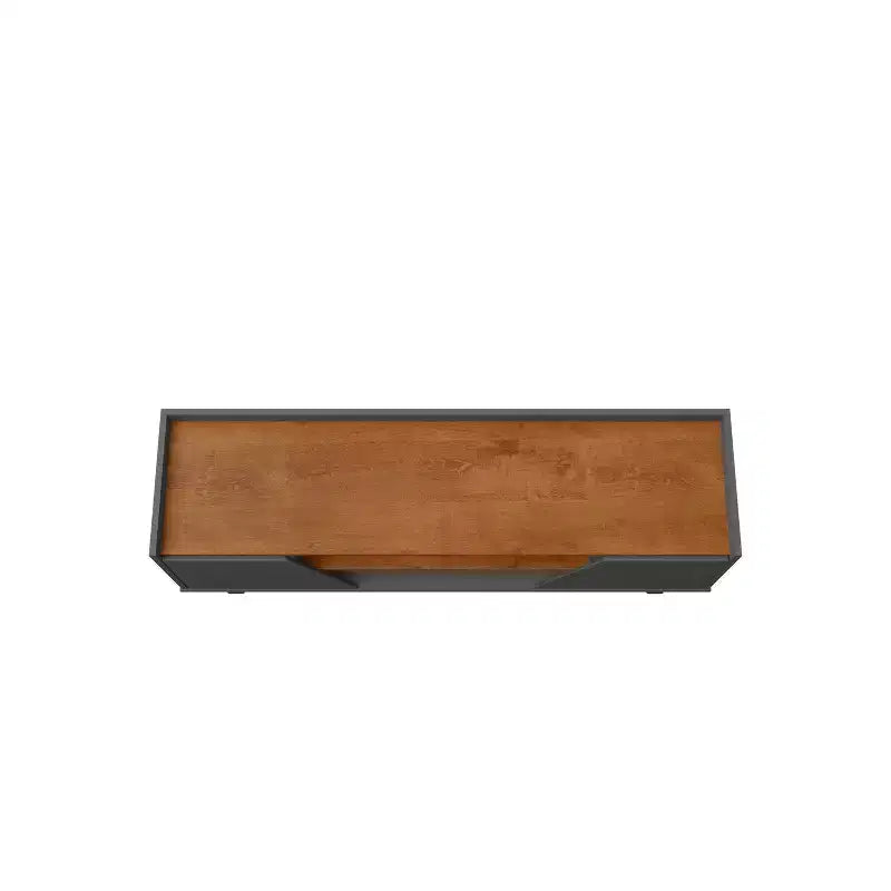 Marcus Mid-Century Modern 4 Shelf TV Stand for TVs up to 55": Entertainment Center - Manhattan Comfort