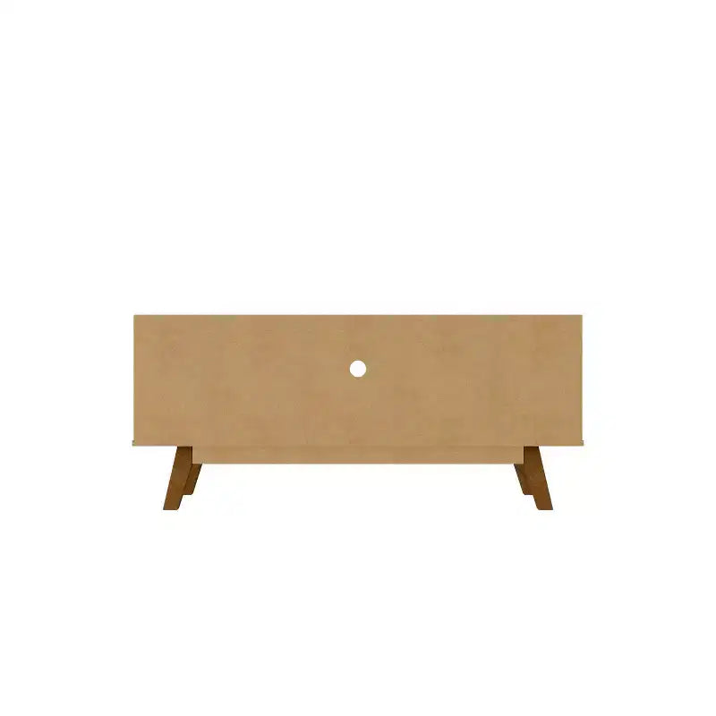 Marcus Mid-Century Modern 4 Shelf TV Stand for TVs up to 55": Entertainment Center - Manhattan Comfort