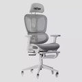 Airflex2 Mesh Gaming Chair with Footrest White - Techni Sport: Synchro-Tilt, 275 Lbs Capacity, Ergonomic Design