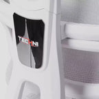 Sedia Gaming Airflex2 in Rete con Poggiapiedi Bianca - Techni Sport: Inclinazione Sincronizzata, Capacità 125 Kg, Design Ergonomico