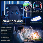 GTRACING Gaming Chair with Bluetooth Speakers High Back PU Office Chair Black