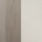 Panca Nathan James Thatcher con cuscino rimovibile in legno e metallo: Bordo curvo, Cinghie in pelle vegana, Design con cerniera, Facile da pulire