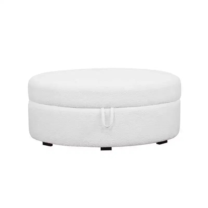Linon Suranne Poggiapiedi Contenitore Ovale Naturale