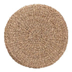 bali & pari Wickham Seagrass Ottoman Footstool Natural Brown