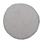Storied Home Square Cotton Velvet Pouf with Piped Detail Cream: Upholstered Footstool, Pine Wood Base, 330lbs Capacity