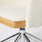 Upholstered Adjustable Height Office Chair Cream - Threshold™ designed with Studio McGee