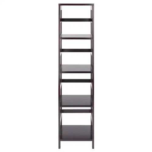 55 4 Section Narrow Bookshelf Espresso - Winsome