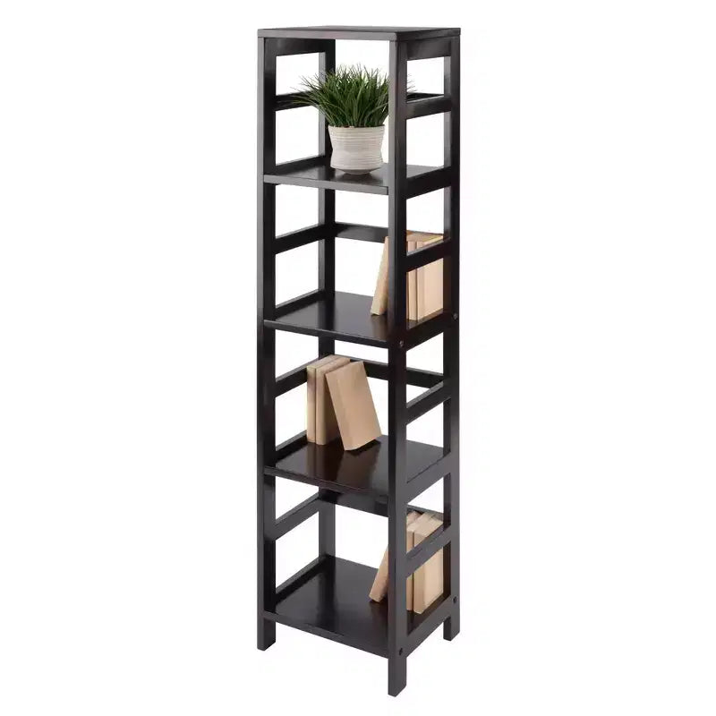 55 4 Sezione Libreria Sottile Espresso - Winsome