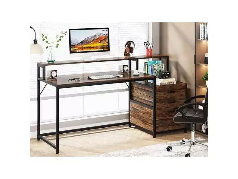 LITTLE TREE Scrivania per computer da 63" marrone