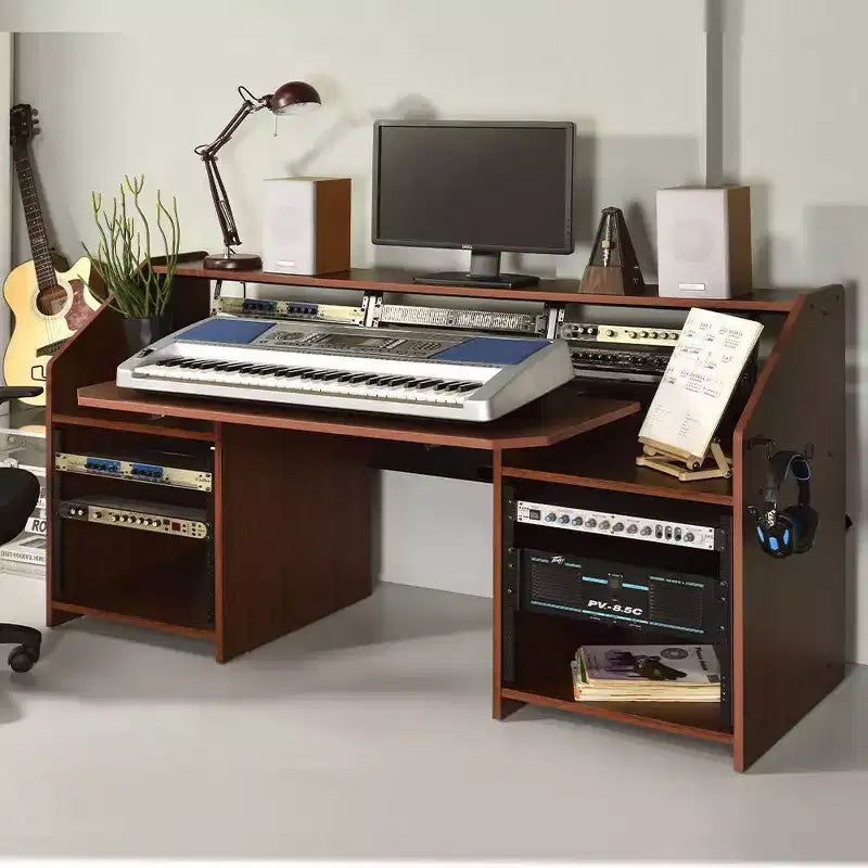 Annette Libreria Decorativa Naturale e Nera da 71" - Acme Furniture: Struttura in Metallo, Superficie in Legno Composito, Ripiano Portaoggetti Aperto
