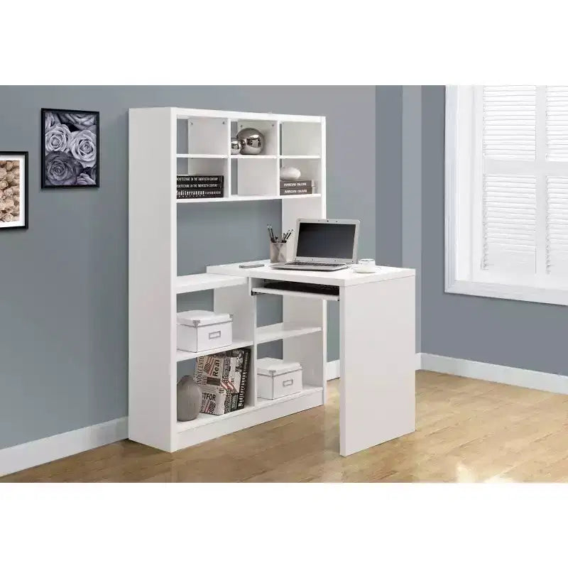 Scrivania angolare frontale bianca - EveryRoom