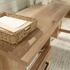 Scrivania a L Sauder Rosedale Ranch con cassetto portadocumenti, rovere Timber