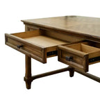 Scrivania tradizionale in legno Porter Marrone - Martin Furniture: Elegante home office, 54" di larghezza, cassetto multiuso