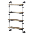 47" Brantley Decorative Bookshelf Oak and Sandy Black Finish - Acme Furniture