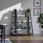 Winsome 3pc 58.03" Adam Shelving Set Black: Transitional Style, Wood Composite, 15 Shelves, Assembly Tools Provided