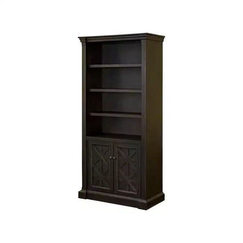 78" Kingston Traditional Bookcase with Mottled Antique Hardware - Martin Furniture