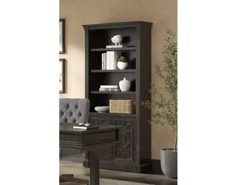 78" Kingston Traditional Bookcase with Mottled Antique Hardware - Martin Furniture