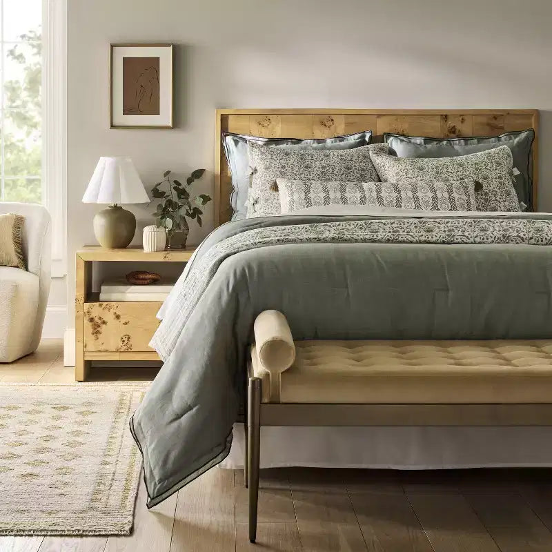 Queen Ogden Headboard Brown - Threshold™ designed with Studio McGee