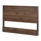 Full/Queen Tao Headboard with Shelf Natural Walnut - South Shore