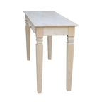 Java Console Table with 2 Drawers Unfinished - International Concepts