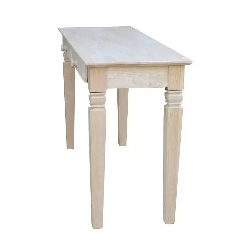 Java Console Table with 2 Drawers Unfinished - International Concepts