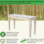 Java Console Table with 2 Drawers Unfinished - International Concepts