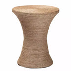 bali & pari Cady Seagrass Side Table Natural Brown