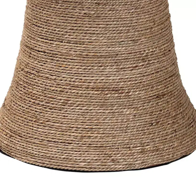 bali & pari Cady Seagrass Side Table Natural Brown