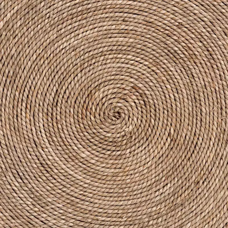 bali & pari Cady Seagrass Side Table Natural Brown