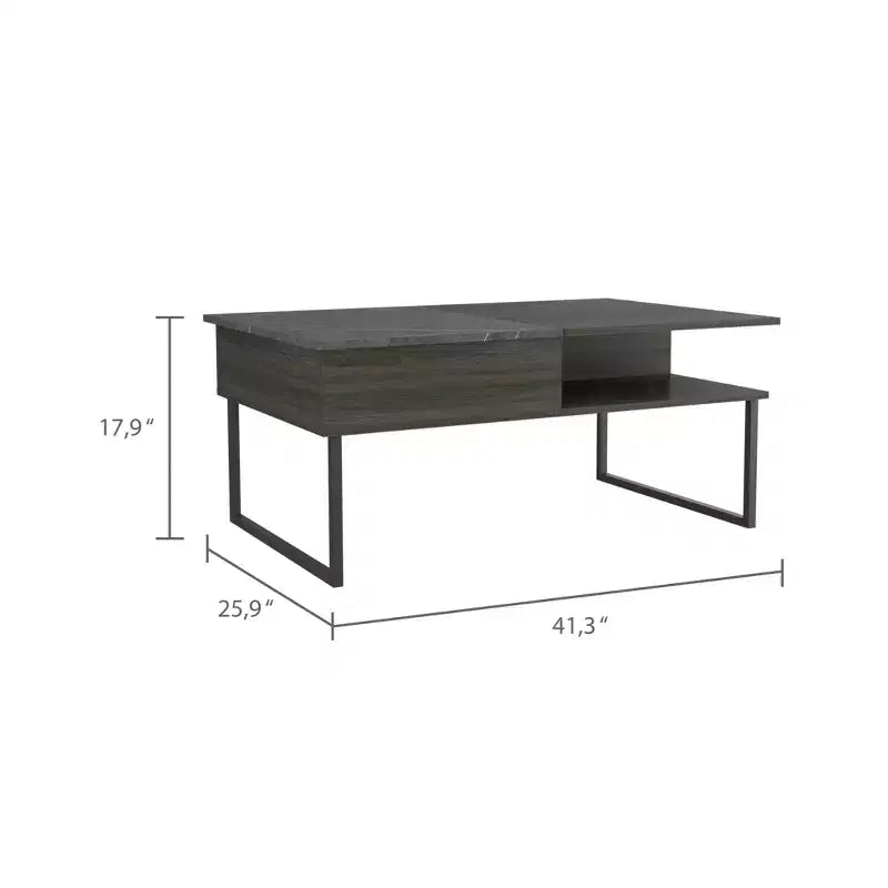 Venice Coffee Table Espresso - Boahaus