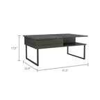 Venice Coffee Table Espresso - Boahaus