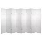 6 ft. Tall DIY Canvas Room Divider - Oriental Furniture: Hardwood Frame, 8 Panel Wall Partition, No Assembly Required